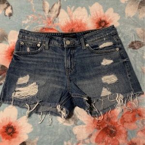 Lucky distressed denim shorts